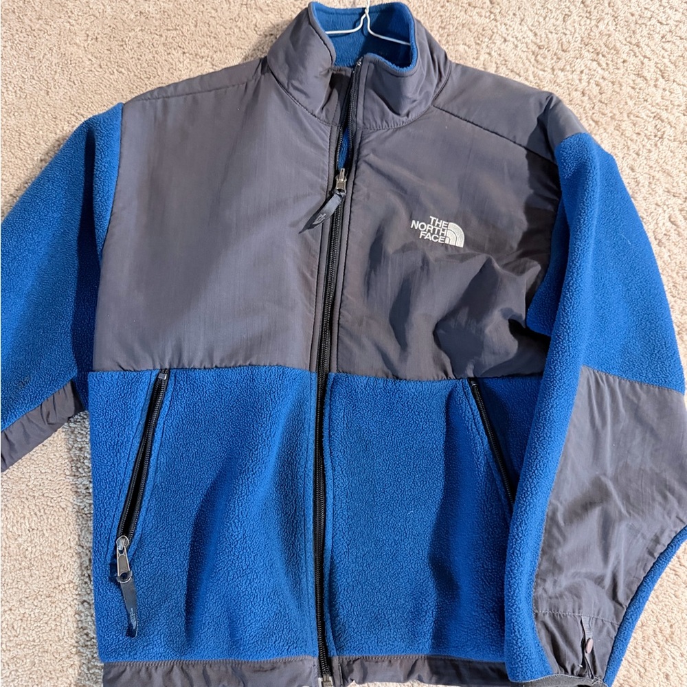 The North Face Boys's Performance Jacket in Blue and Gray